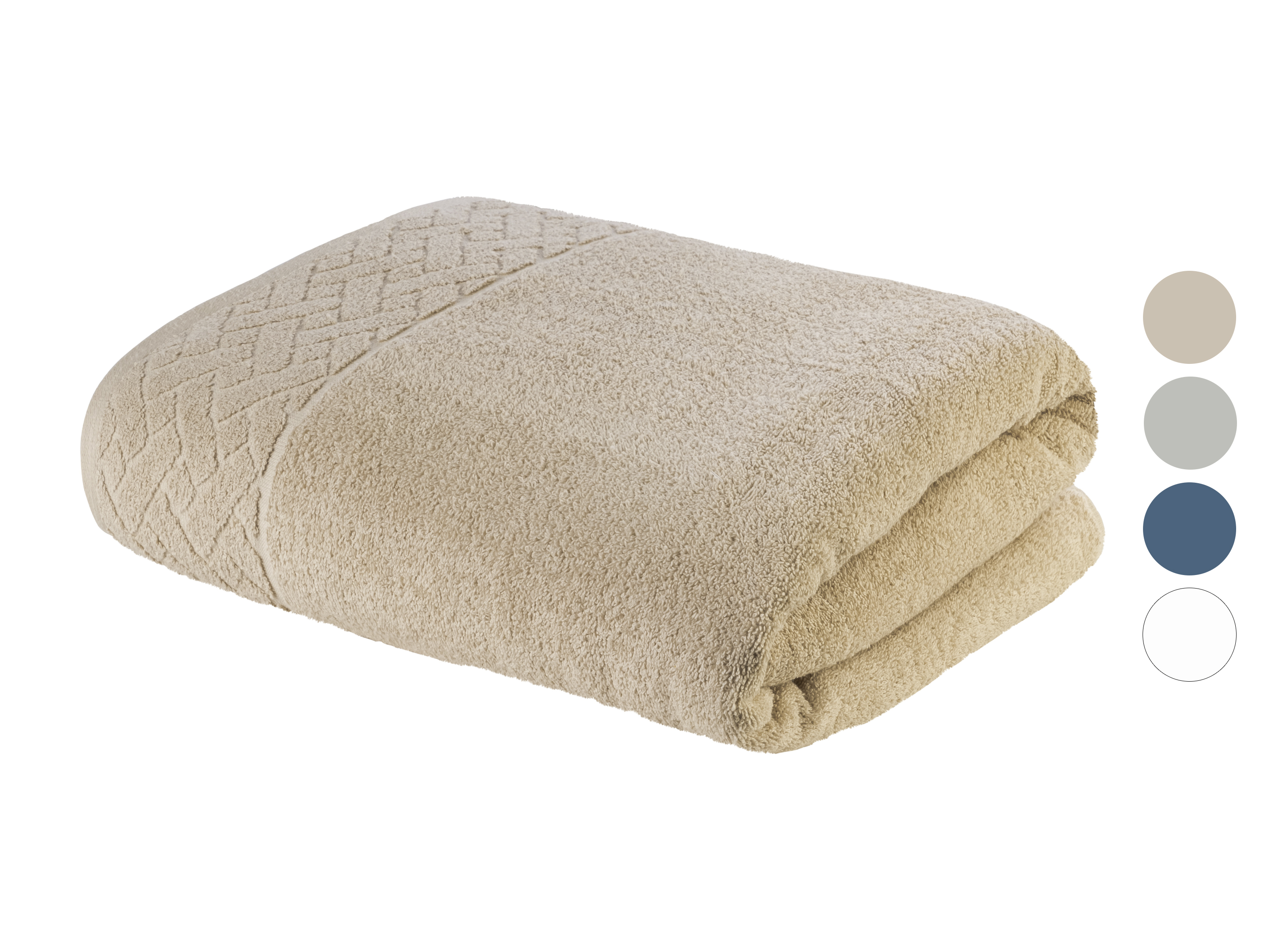 LIVARNO home Serviette de bain en éponge, 100 x 150 cm
