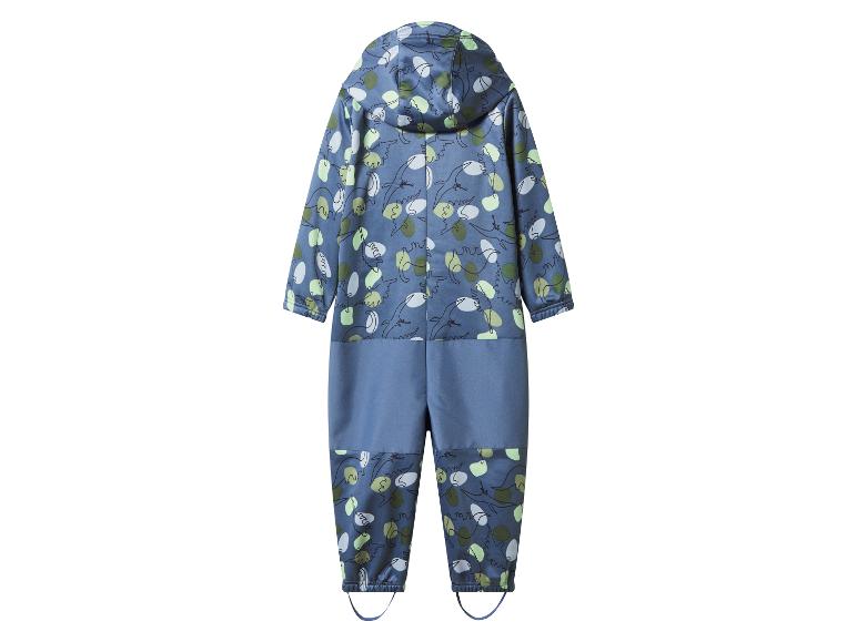 Combinaison imperméable à capuche pour enfants avec motif dinosaure, vue arrière