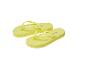 Sandales tongs Crivit jaunes à plateforme.