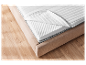 Matelas et sommier tapissier beige : confort et style.