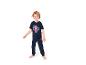 Pyjama garçon avec t-shirt et pantalon bleu marine imprimé araignée