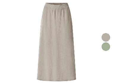 ESMARA® Jupe midi en mousseline pour femme