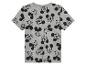 Un t-shirt gris à l'effigie de Mickey Mouse.