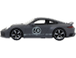 Voiture de sport miniature grise avec le numéro 60 sur le côté.