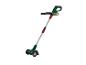 Un ensemble de soins de jardin Parkside vert avec une brosse et des ciseaux d'élagage.