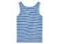 Débardeur enfant bleu à rayures