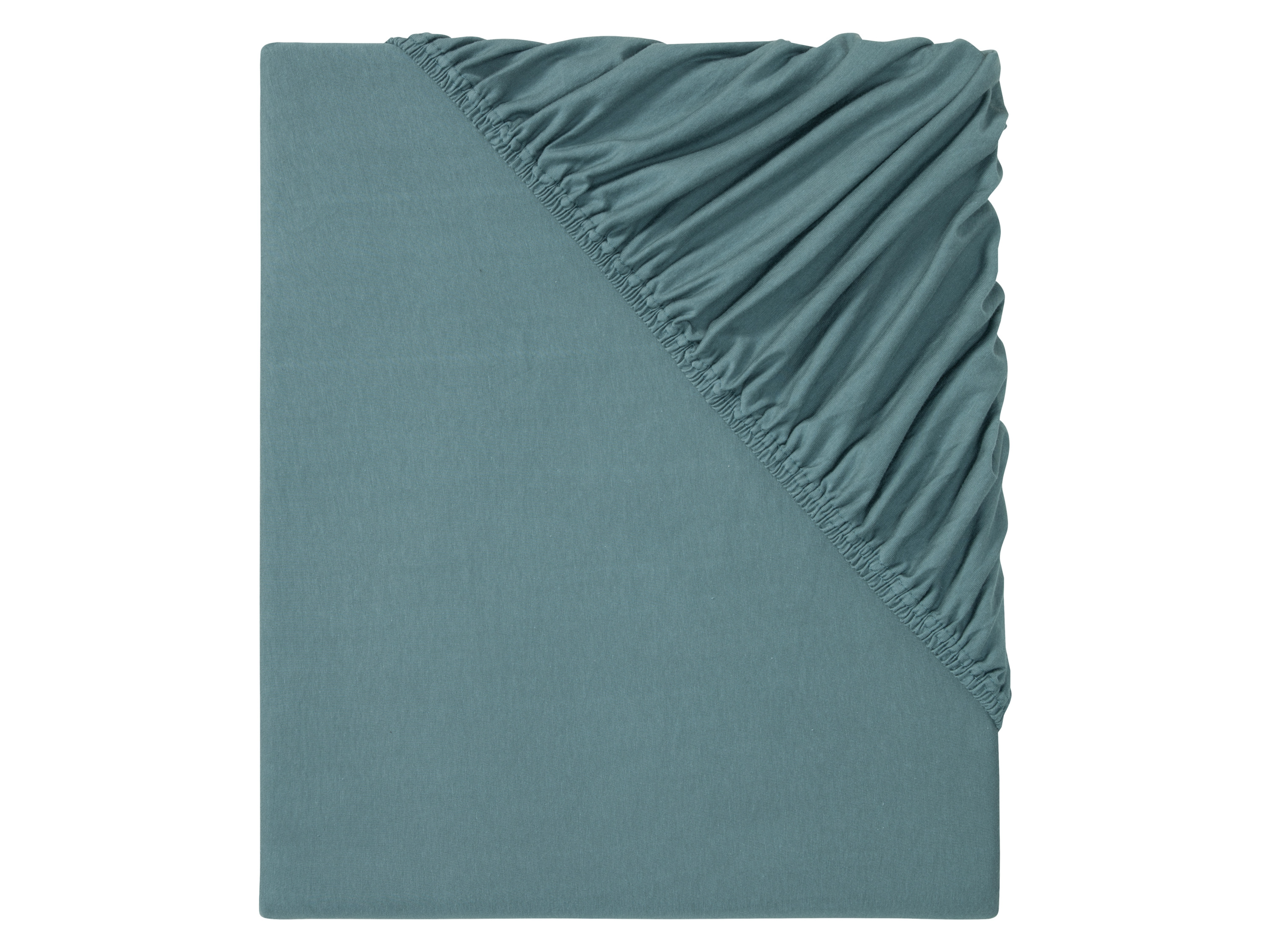 LIVARNO home Drap-housse en jersey, 140-160 x 200 cm (bleu pétrole)