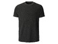 T-shirt noir à imprimé léopard