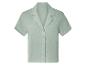 Chemise boutonnée à manches courtes, couleur vert sauge.