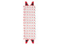 Coussin de serpillière en microfibre avec des rayures rouges, compatible avec la nettoyeuse de sols Vileda.