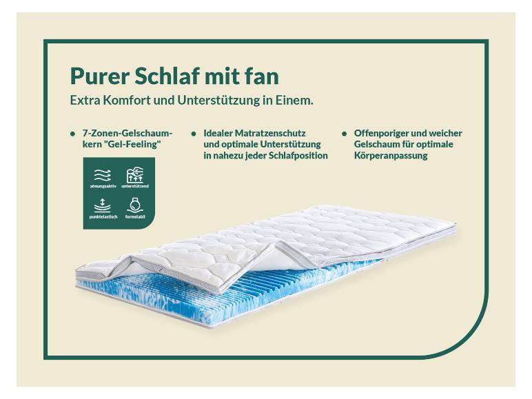Aller en mode plein écran : f.a.n. Surmatelas Gel-Feeling - Image 5