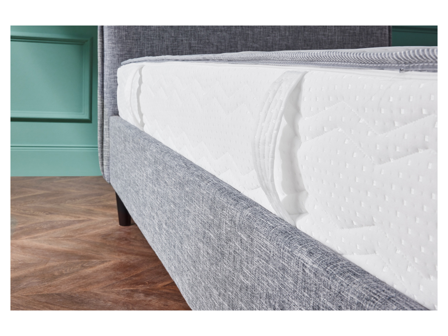 Matelas Ressorts Ensachés FDM 180x200cm - 2 Fermetés H3/H4 Avec Housse Lavable