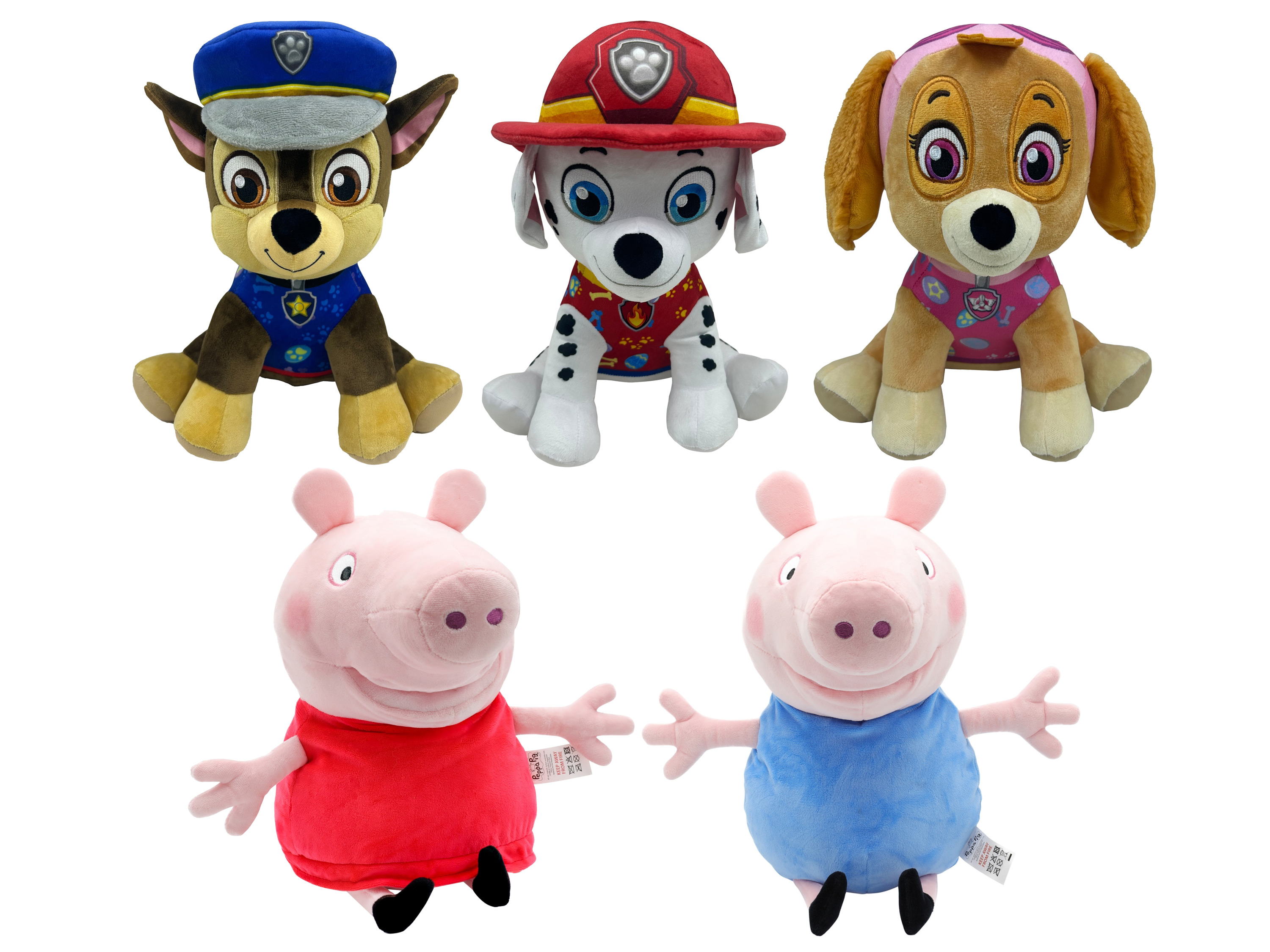 Paw Patrol / Peluche Peppa Pig