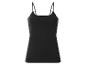 Débardeur noir à fines bretelles pour femme
