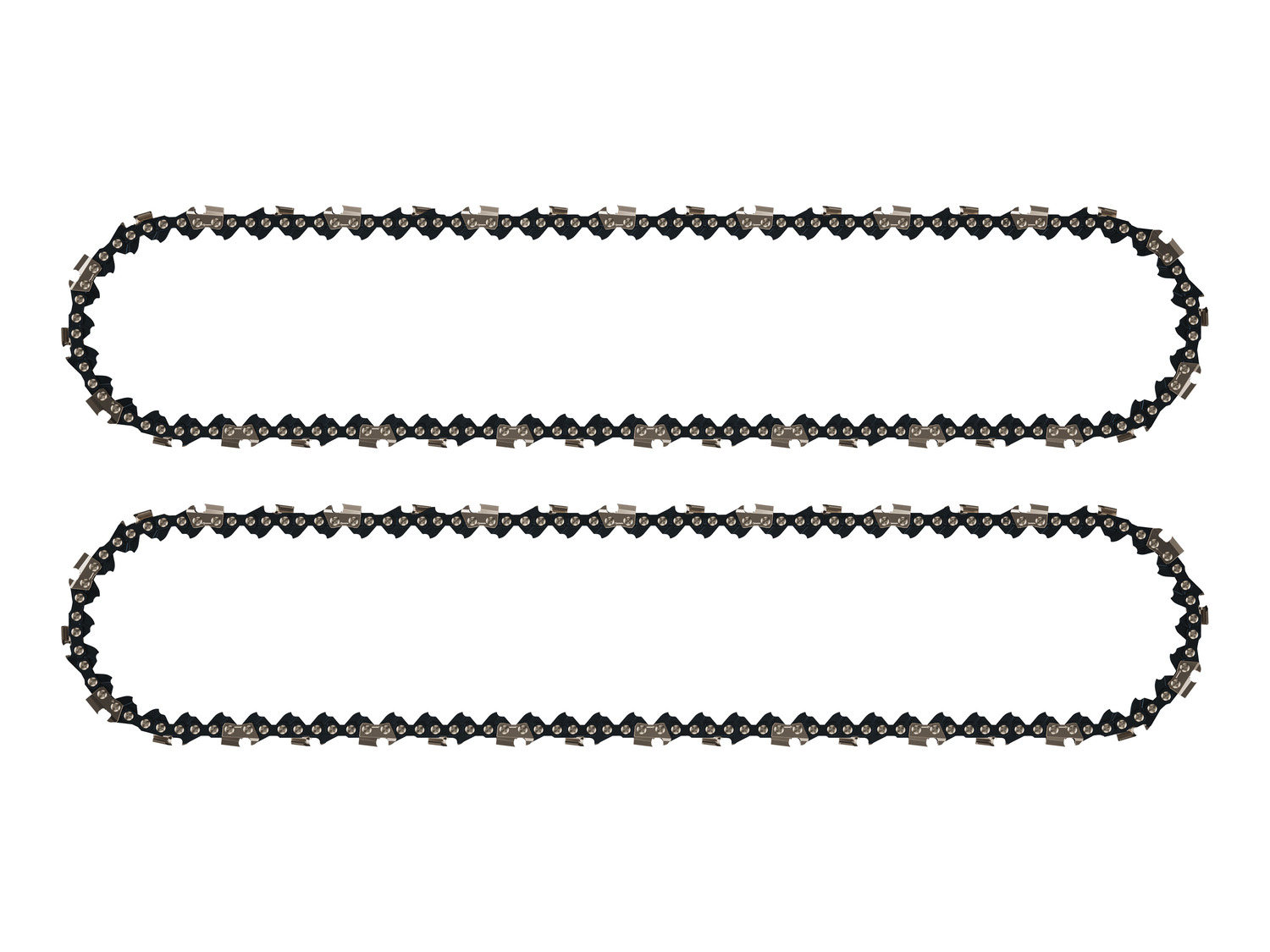 Lot de 2 chaînes 40 maillons pour tronçonneuse guide 25 cm (10 pouces)