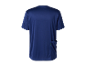 T-shirt de sport bleu marine avec poche arrière.