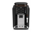 Une machine à café Krups Sensations noire avec un réservoir à grains.