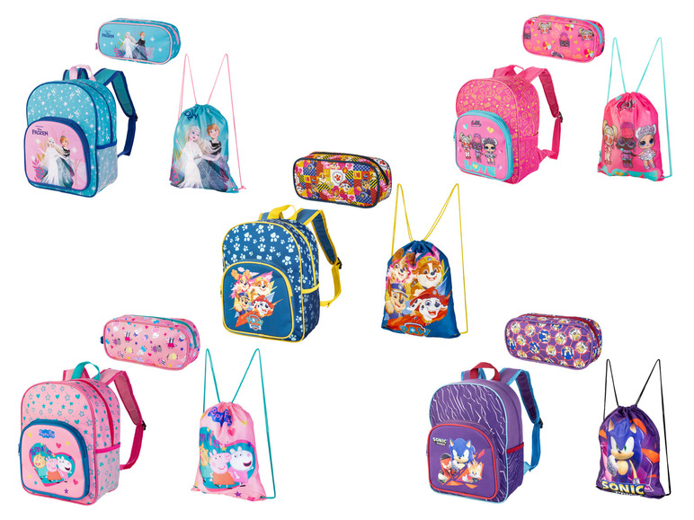 Aller en mode plein écran : Sac à dos ou sac de gym, 3 pièces - Image 1