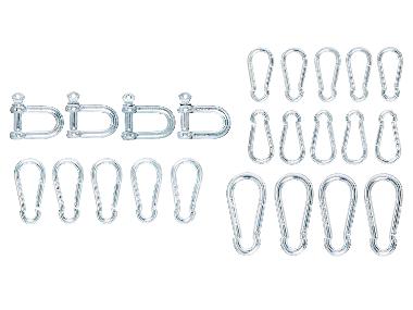 PARKSIDE® Set de Mousquetons ou Manilles