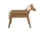 Cheval en bois avec crinière et queue en corde, jouet pour enfants