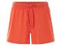 Shorts en jersey orange à cordon.