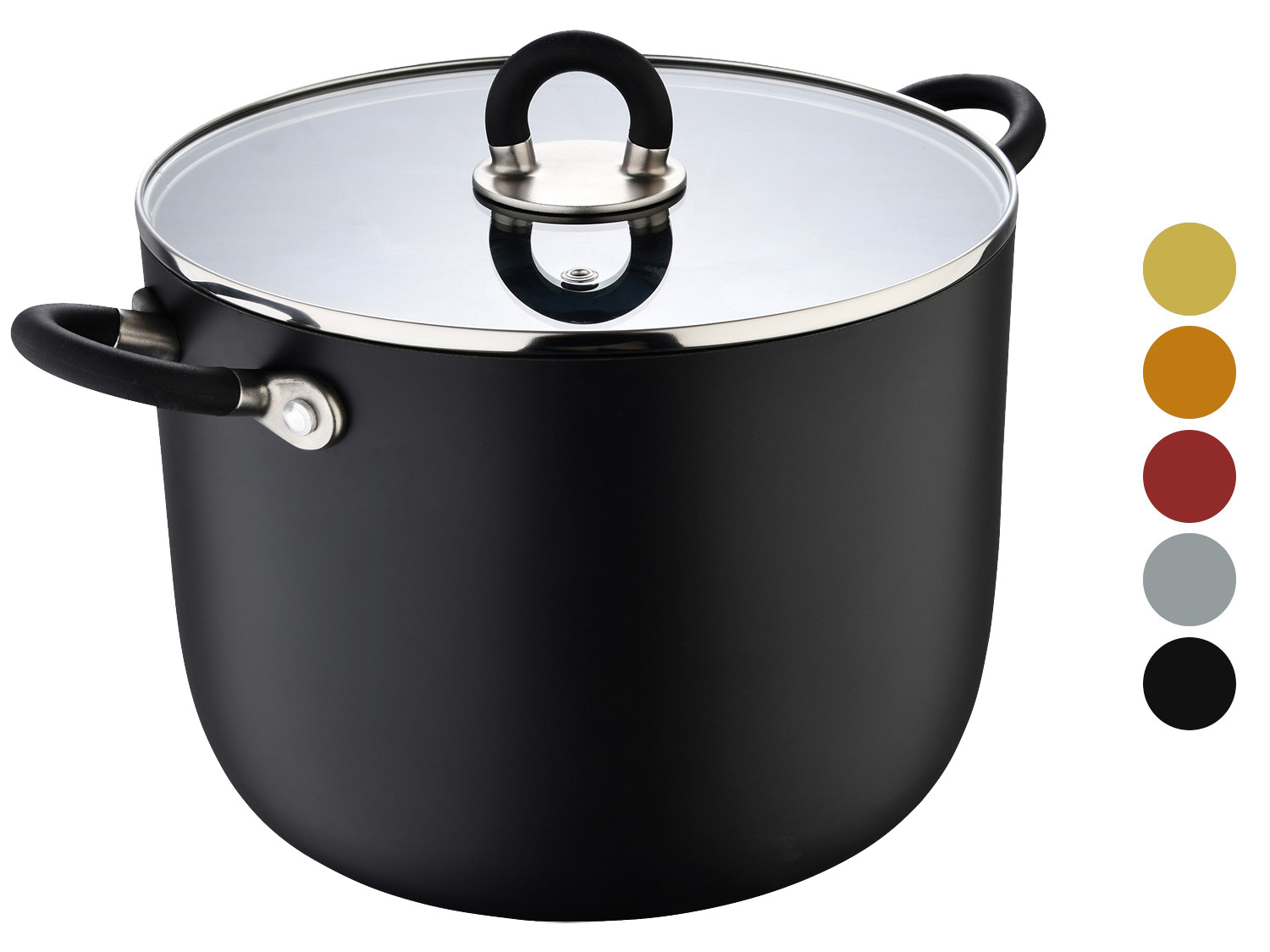 Masterpro by ALESSI Marmite à pâtes avec couvercle, Ø 20 x 18 cm
