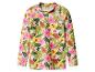 T-shirt de bain à manches longues pour enfants avec imprimé floral tropical