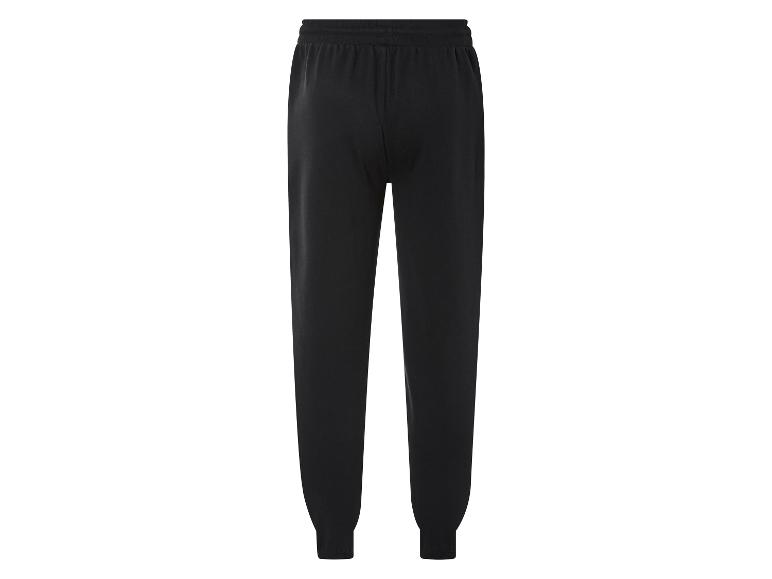 Pantalon de jogging noir avec ceinture élastique.