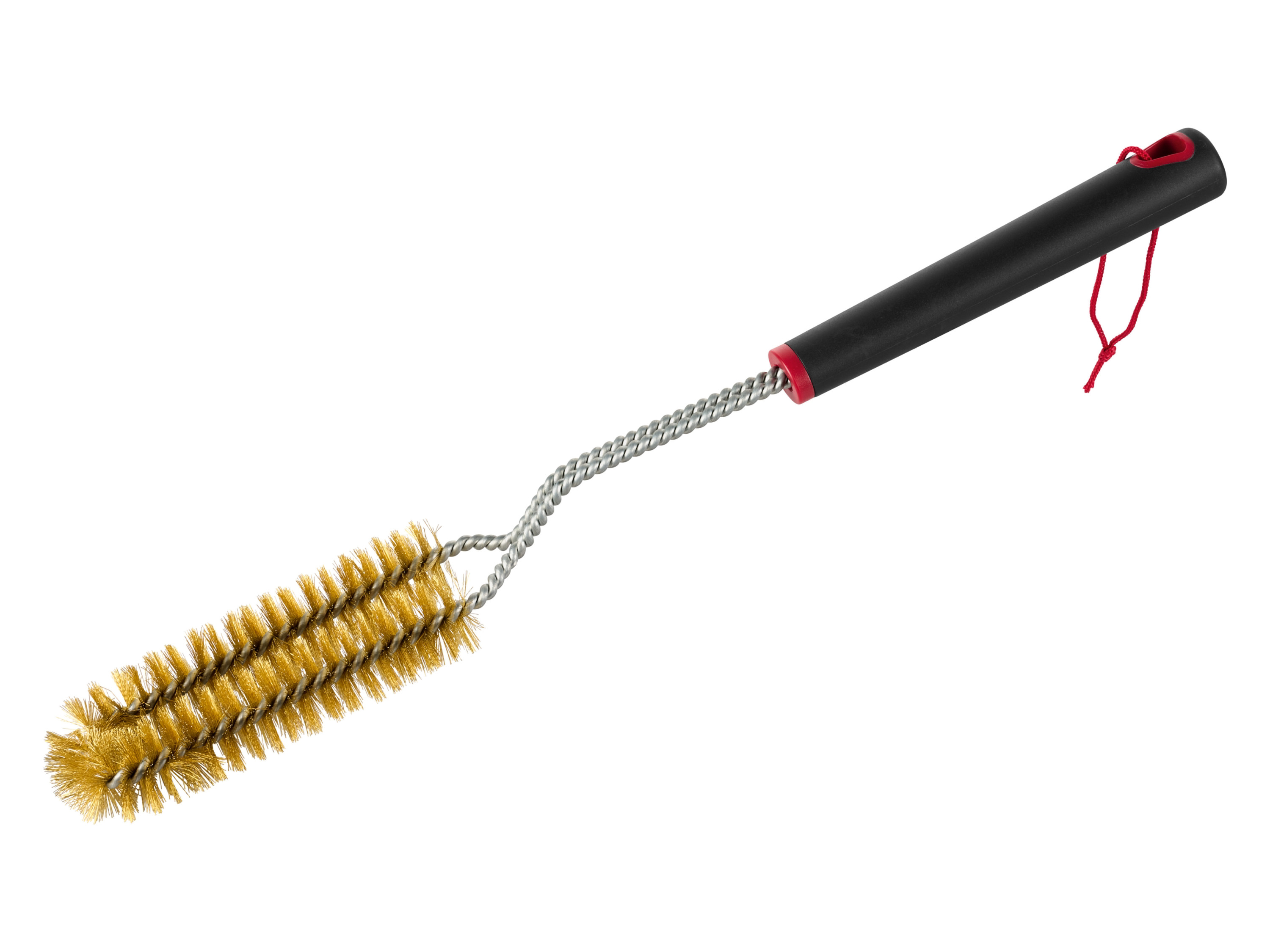 GRILLMEISTER Brosse pour barbecue (Brosse à barbecue droite laiton)