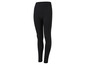 Leggings noirs pour femme, parfaits pour faire du sport.
