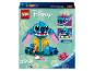 Boîte LEGO Disney Stitch présentant le modèle assemblé de Stitch et des détails.
