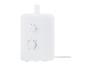 Humidificateur ou chauffage soufflant blanc avec deux boutons rotatifs