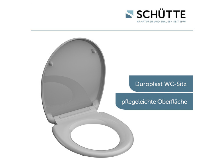 Aller en mode plein écran : Schütte Abattant WC, avec fermeture en douceur - Image 16