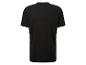 T-shirt noir à manches courtes.
