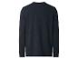 T-shirt homme manches longues bleu foncé, vue de dos.