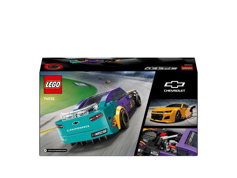 Ensemble Lego Speed Champions avec une Chevrolet Camaro NASCAR.
