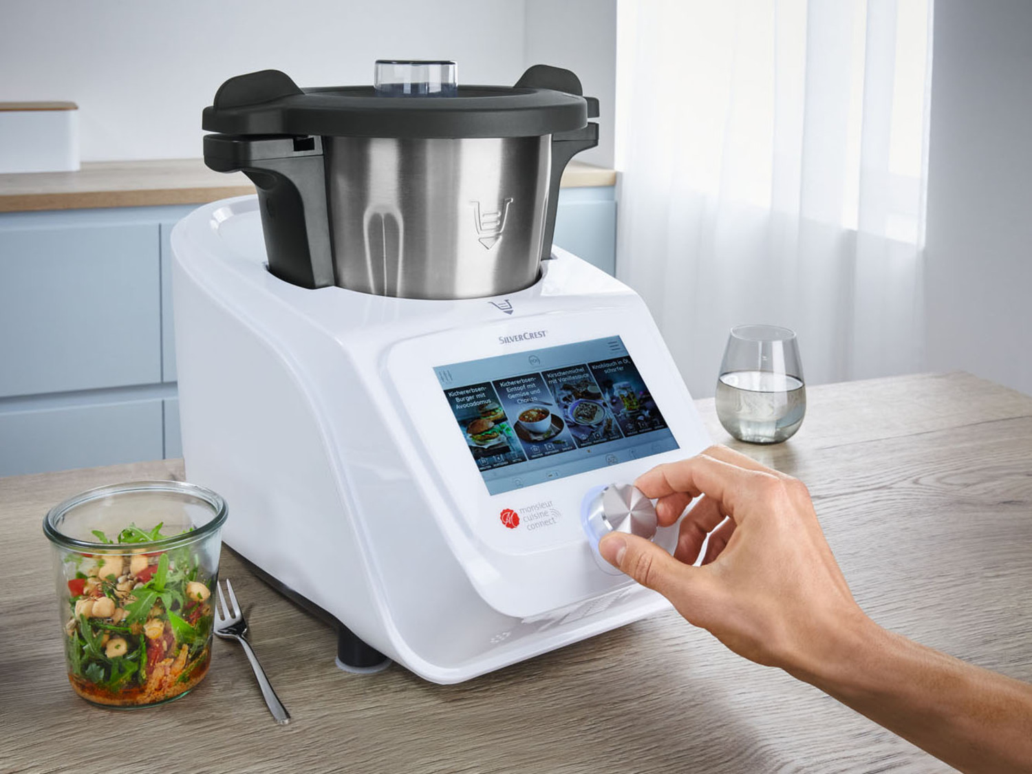 Monsieur Cuisine Connect Kartoffeln Und Gemüse Gleichzeitig Monsieur Cuisine Connect SKMC 1100 A1, 4,5 L | LIDL