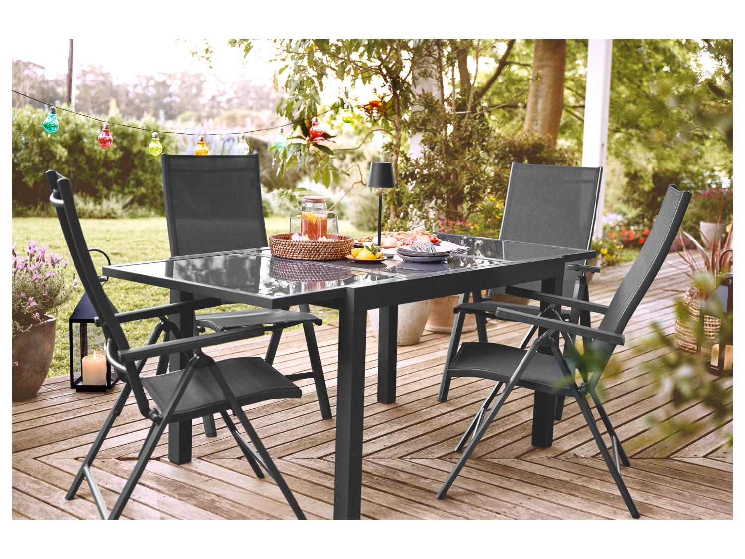 Table de jardin Lot de fauteuils HOUSTON LIDL