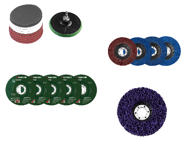 PARKSIDE® Disques à lamelles ou Plateau auto-agrippant avec disques abrasifs ou Disque de nettoyage ou Disques à ébarber