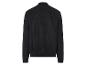 Une veste bomber noire à manches longues.