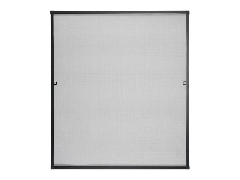 Moustiquaire carrée avec cadre noir