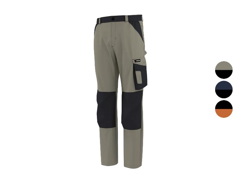 Pantalon de travail Parkside pour homme en beige et noir avec poches