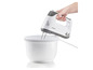 Un batteur sur socle blanc Silvercrest avec un bol