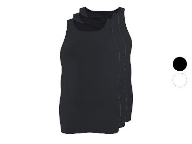 ESMARA MEN Lot de 3 débardeurs côtelés homme