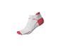 Chaussette de sport blanche avec détails rouges
