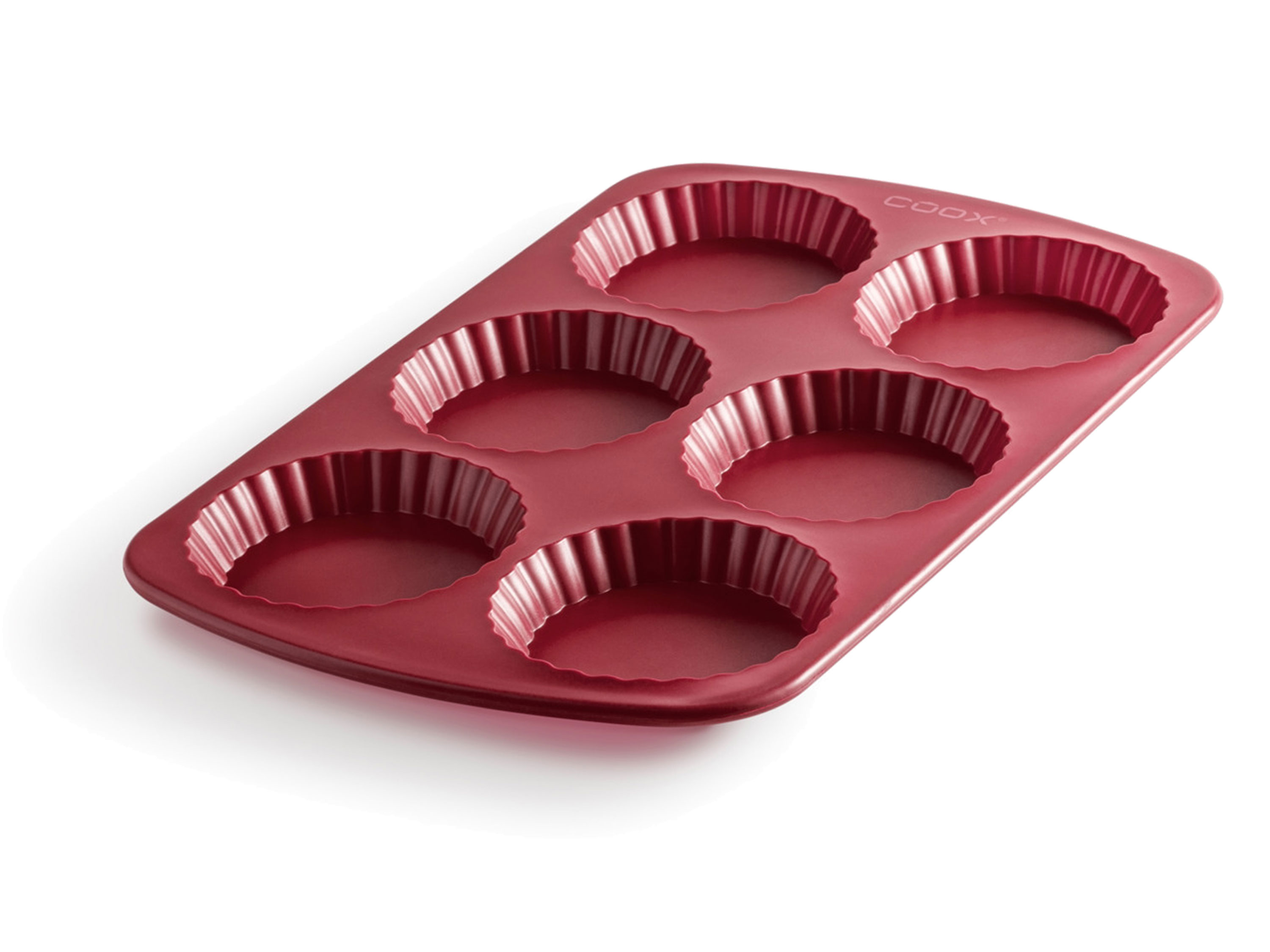 Coox Moule à tartelettes (rouge foncé)