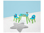 Un ensemble table et chaises Peppa Pig avec un tapis en forme d'étoile.