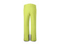 Pantalon de ski vert avec des détails noirs.