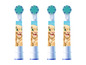 Quatre têtes de brosse à dents électriques sur le thème du Roi Lion.