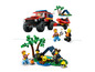 LEGO City: camion de pompiers, bateau et ensemble de camping.